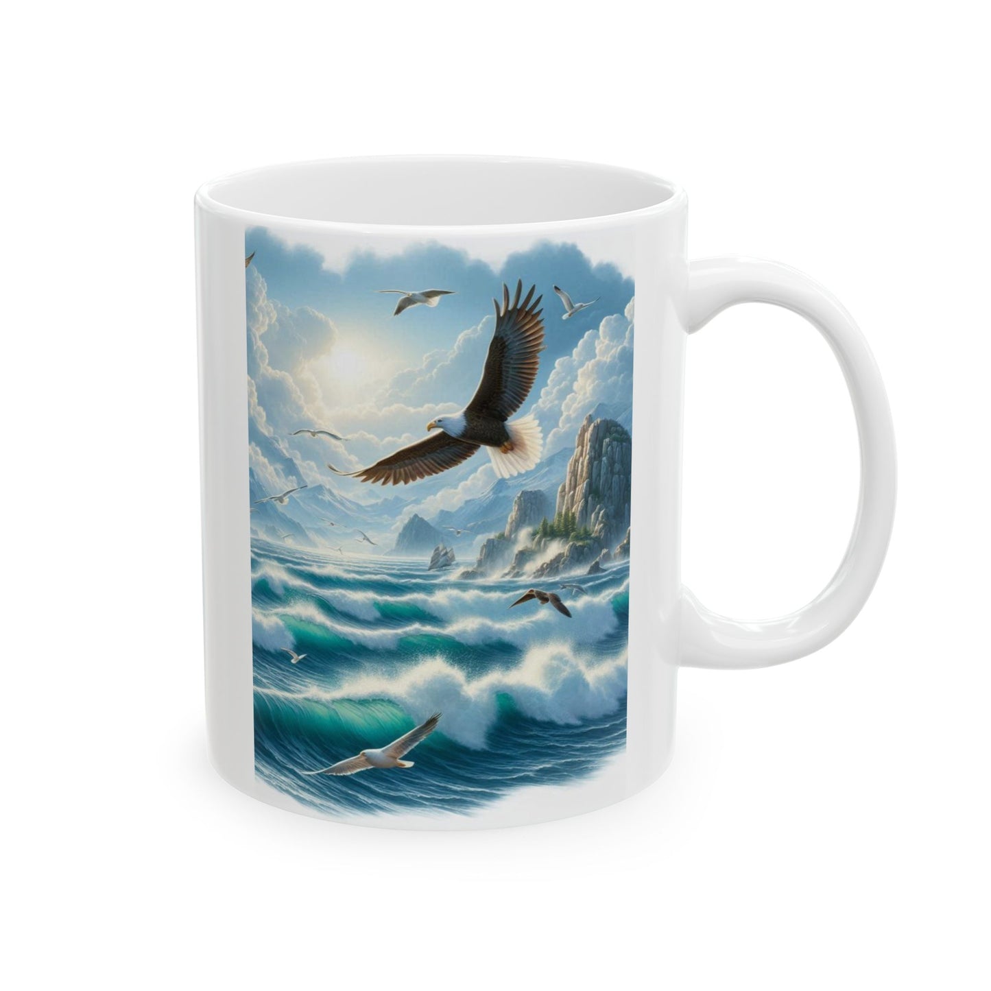 Isaiah 40:31 2 sided 11oz Mug