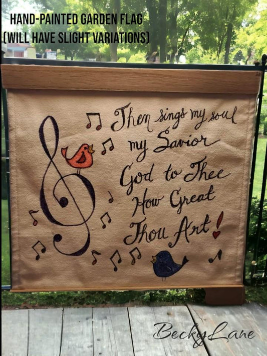 Garden Flag-How Great Thou Art